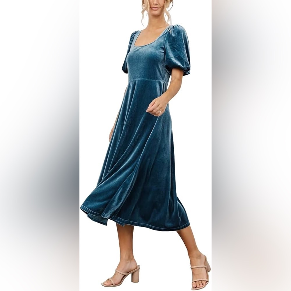 Baltic Born velvet midi dress size xs